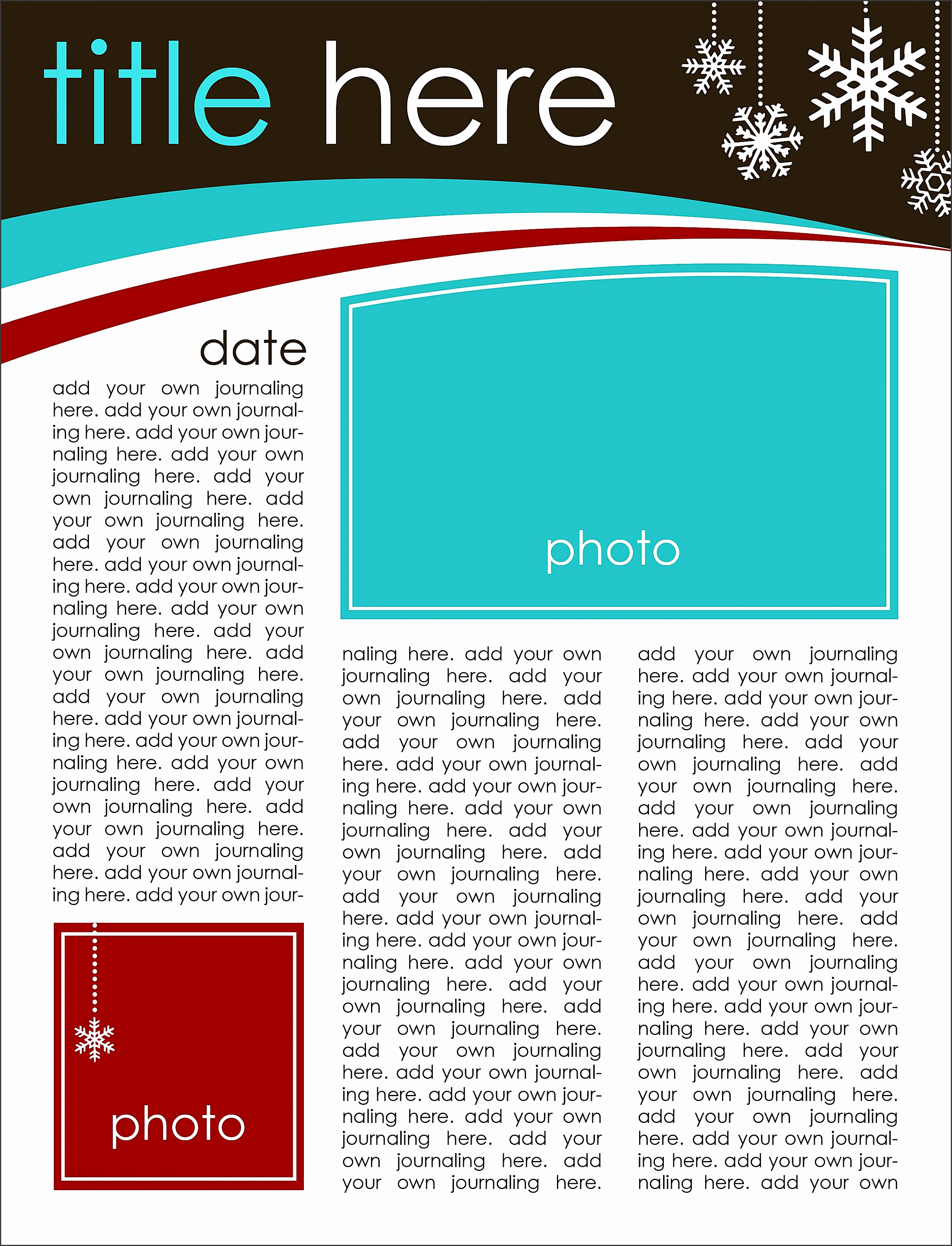 creating keepsakes free christmas newsletter templates 579bcb365f9b589aa96e41a9