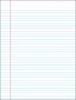 8  Notebook Paper Template for Word