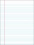 8  Notebook Paper Template for Word