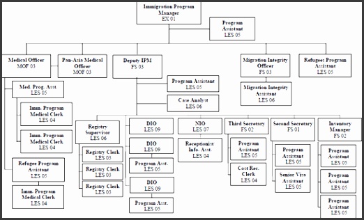 Singapore Mission Organizational Chart