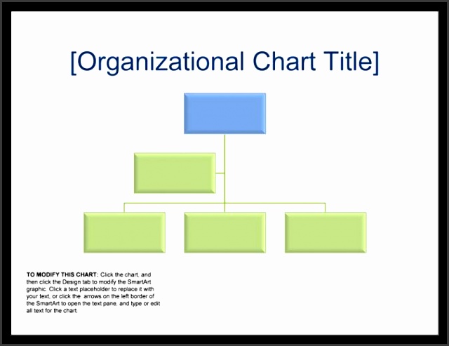 Blank Organizational Chart Template Word