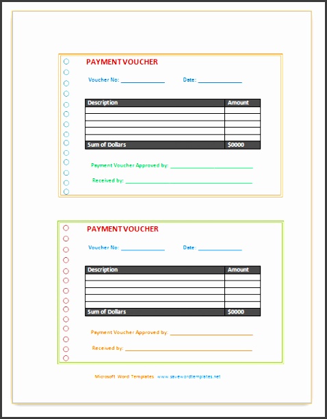 Payment Voucher Template