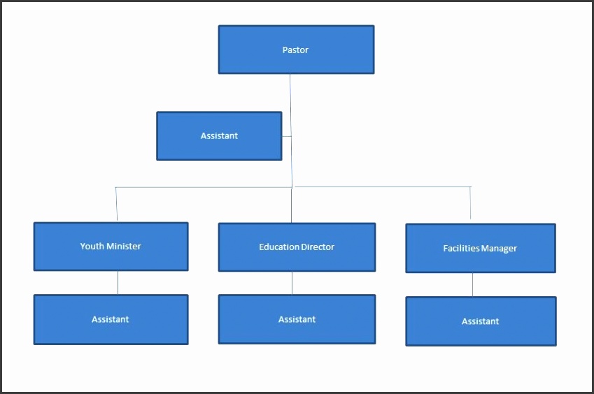 Printable Organizational Chart Template 32