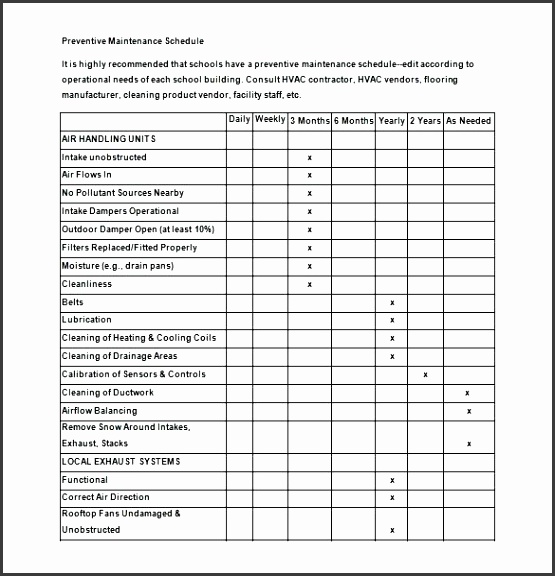 preventive maintenance checklists puter preventive maintenance checklist preventive maintenance checklist forms