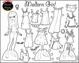 5  Printable Paper Doll Template for Kids