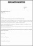 5  Professional Resignation Letter Template