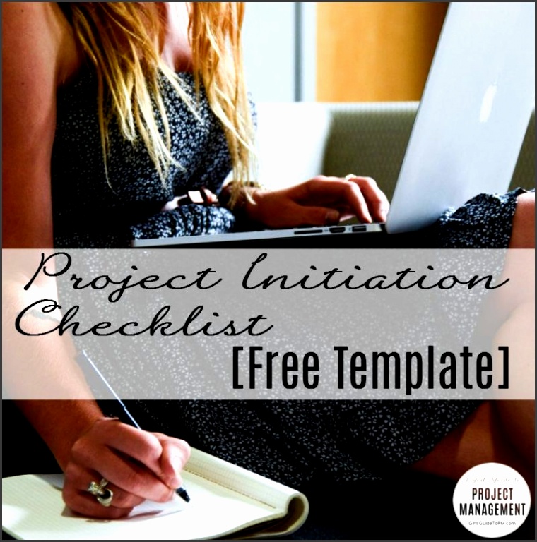 This month s free template is a project initiation checklist