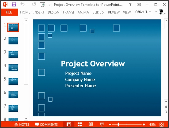 Free Project Plan PowerPoint Template iosh2 Free project plan PowerPoint template Create a Project Overview Presentation