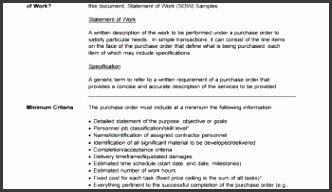 3 Free Statement of work templates