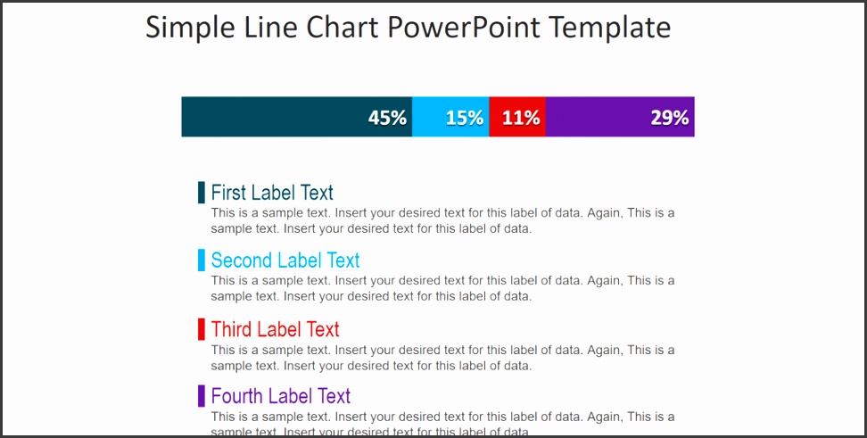 timeline template line chart presentation