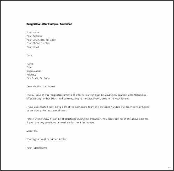 Sample resignation letter template elemental pics example relocation min simple