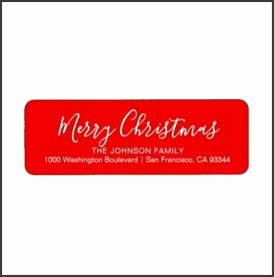 christmas return address labels template modern chic red holiday return address label christmas return address labels