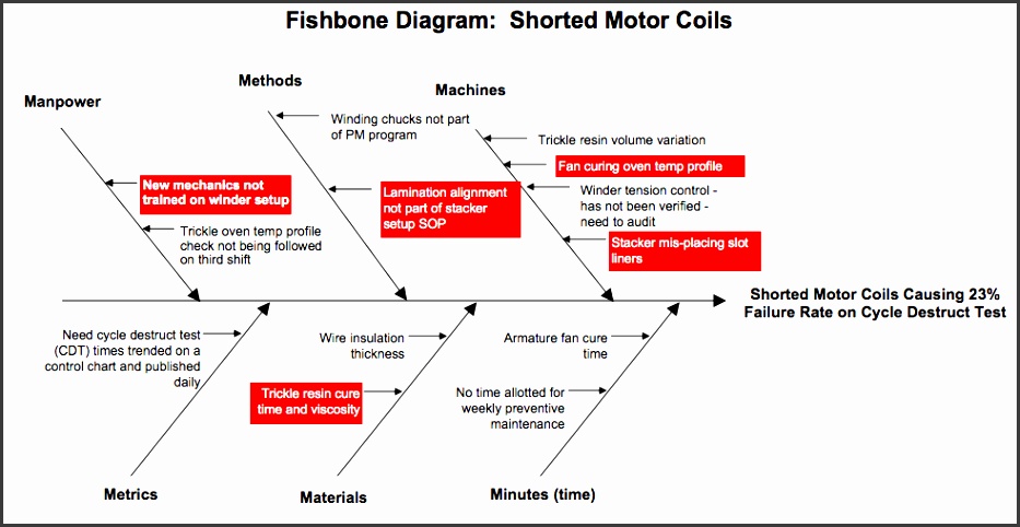 Fishbone Diagram Priorities