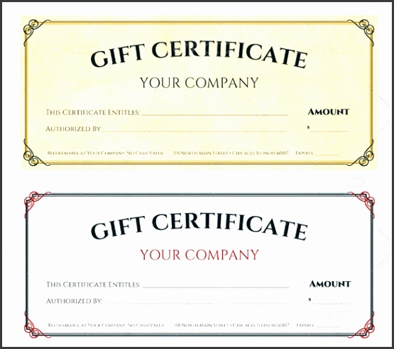 Word Gift Certificate Template Fresh Sample Gift Certificate Template 56 Documents Download In Pdf