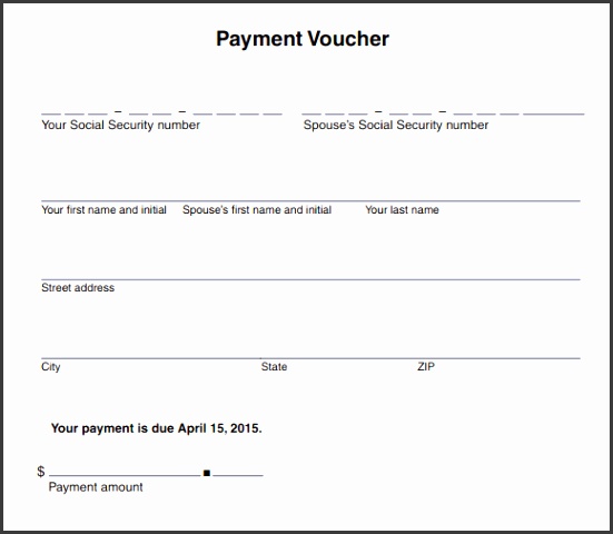payment voucher word format