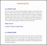 6  Simple Marketing Plan Template