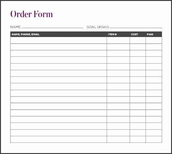 free printable order form templates great generic work order form images gallery product order form ideas