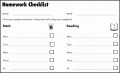 8  Teacher Homework Checklist Template