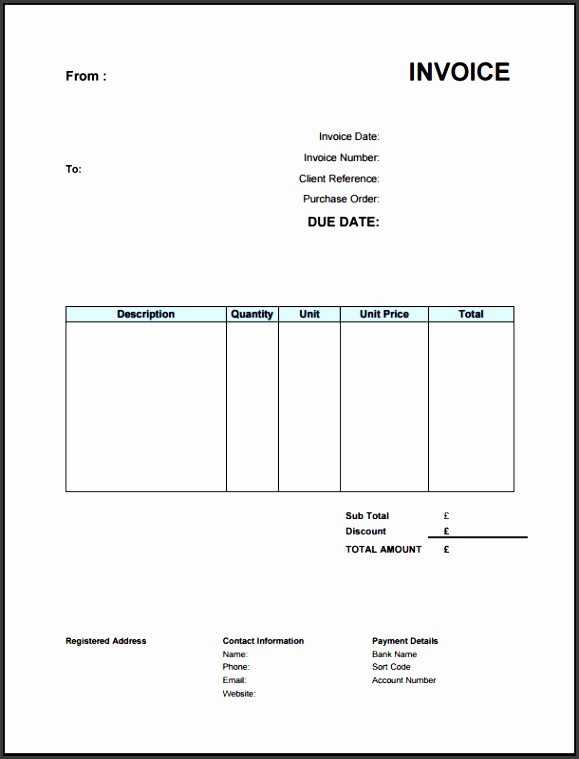 Free invoice for freelancers that aren t VAT registered