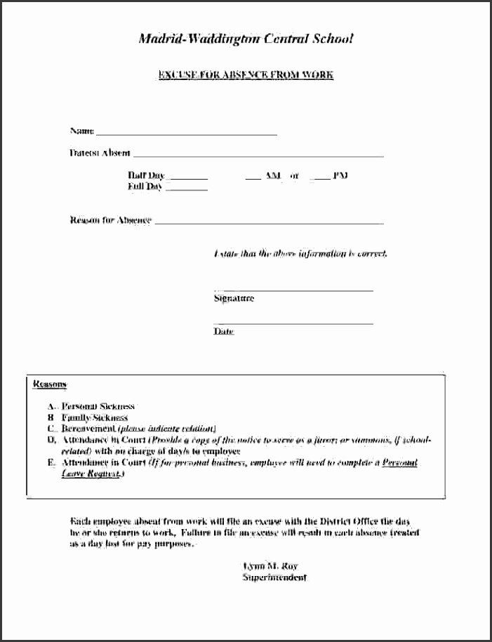 Doctors Note For Work Template