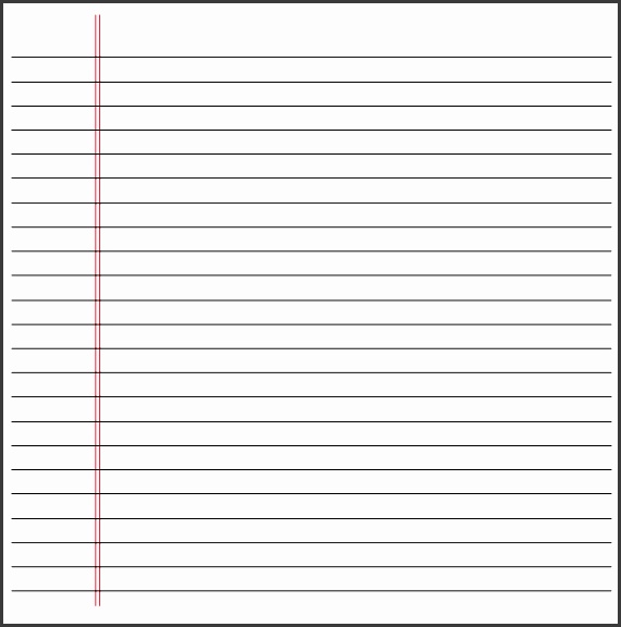 Free Printable Notebook Paper Template