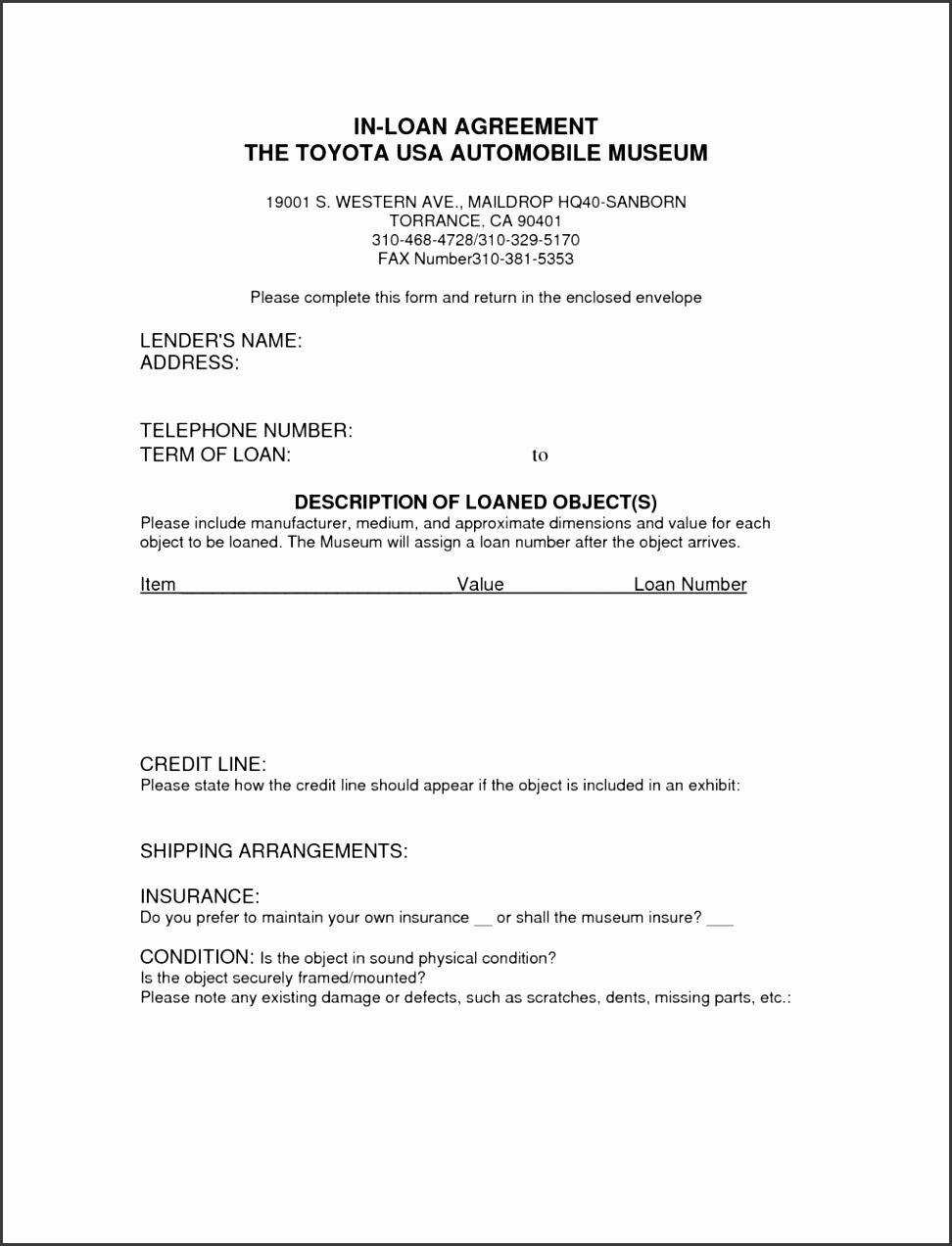 Loan Agreement Ple Form Personal Document Free Simple Termination Letter Templates Equipment Template Uk Example