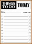 7  Things to Do Checklist Template