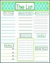 6  to Do List Template Free