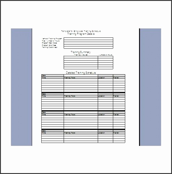 Employee training plan template Employee Training Plan Template Captures Diverting Schedule Bmp with medium image