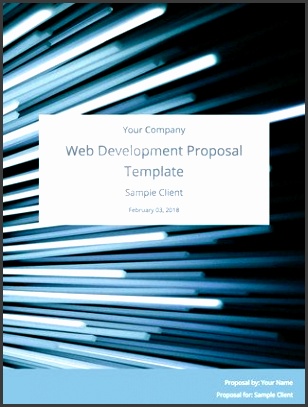 Web Development Proposal Template Free Sample yehja Web Development Proposal Template