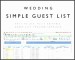 9  Wedding Invitation List Template