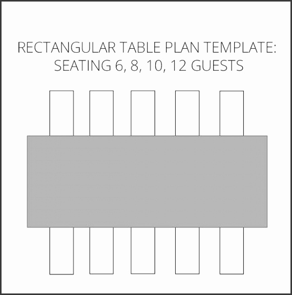 Wedding Seating Plan template to help visualise your table plan rectangular tables by