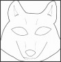 6  Wolf Mask Template Printable