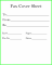 22+ Sample Fax Cover Sheet Template
