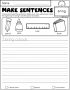 First Grade Sight Word Sentences Practice Sheets – Free sight word make sentences