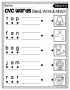 CVC Words Blending And Segmenting Worksheets – Segmenting and blending cvc words worksheets by mrs cs autism corner