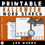 Halloween Spelling Lists And Word Search – Halloween word search