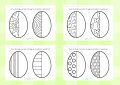 Easter Egg Symmetry And Coloring Sheets – Easter egg symmetry