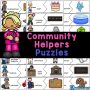 Community Helpers And Their Tools Matching – Printable matching community helpers activities worksheets for