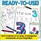 Morning Work Bundles For Kindergarten (No Prep) – Bundle no prep morning work literacy printables for kindergarten