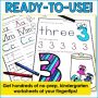 Morning Work Bundles For Kindergarten (No Prep) – Bundle no prep morning work literacy printables for kindergarten