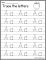 Free Printable Alphabet Tracing Worksheets A-Z – Printable worksheets for tracing the alphabet a to z kindergarten level