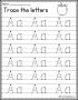 Free Printable Alphabet Tracing Worksheets A-Z – Printable worksheets for tracing the alphabet a to z kindergarten level