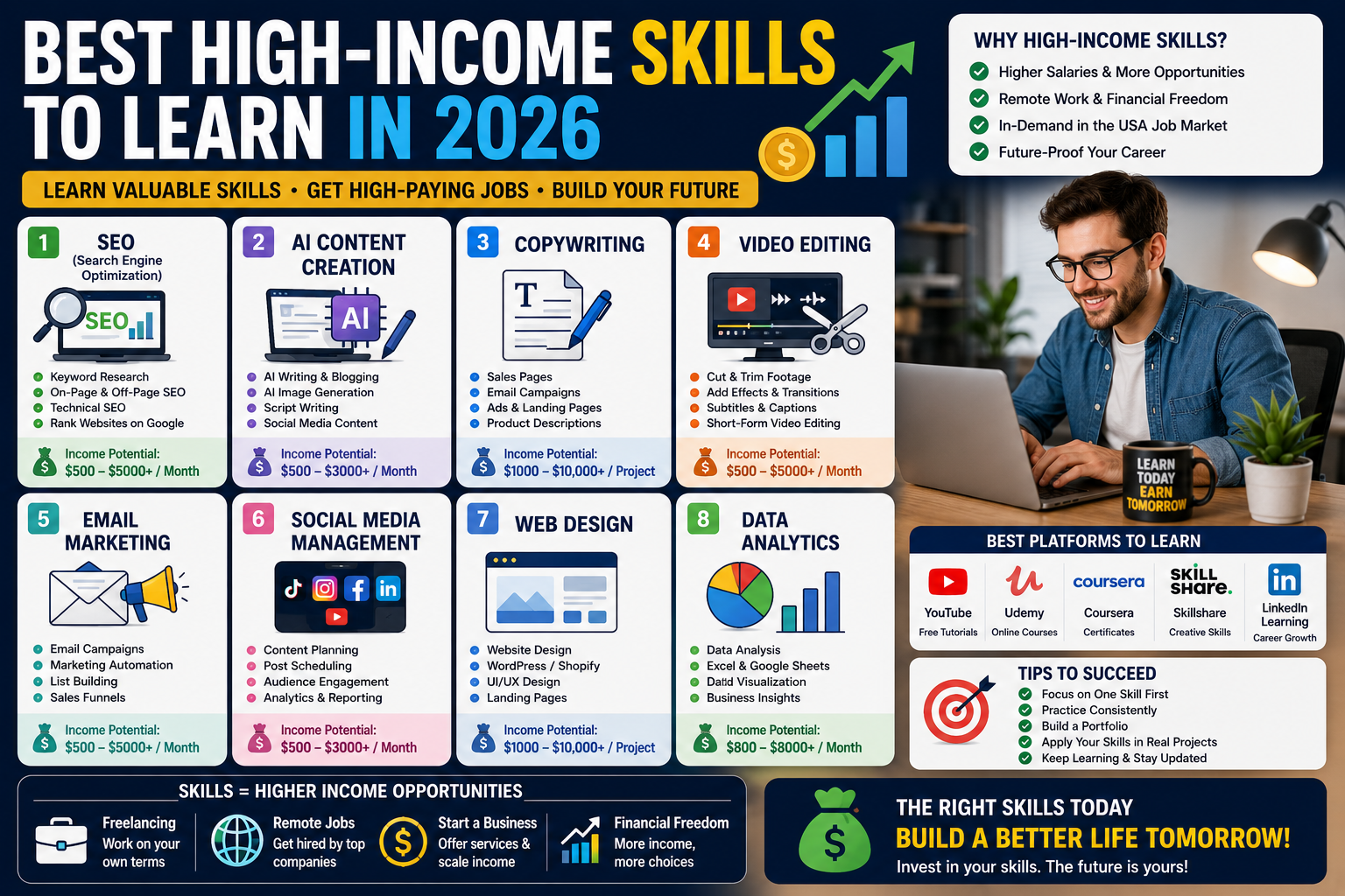 Best High-Income Skills to Learn in 2026