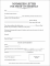 Blank Notarized Letter for Proof of Residency Template (PDF Format)